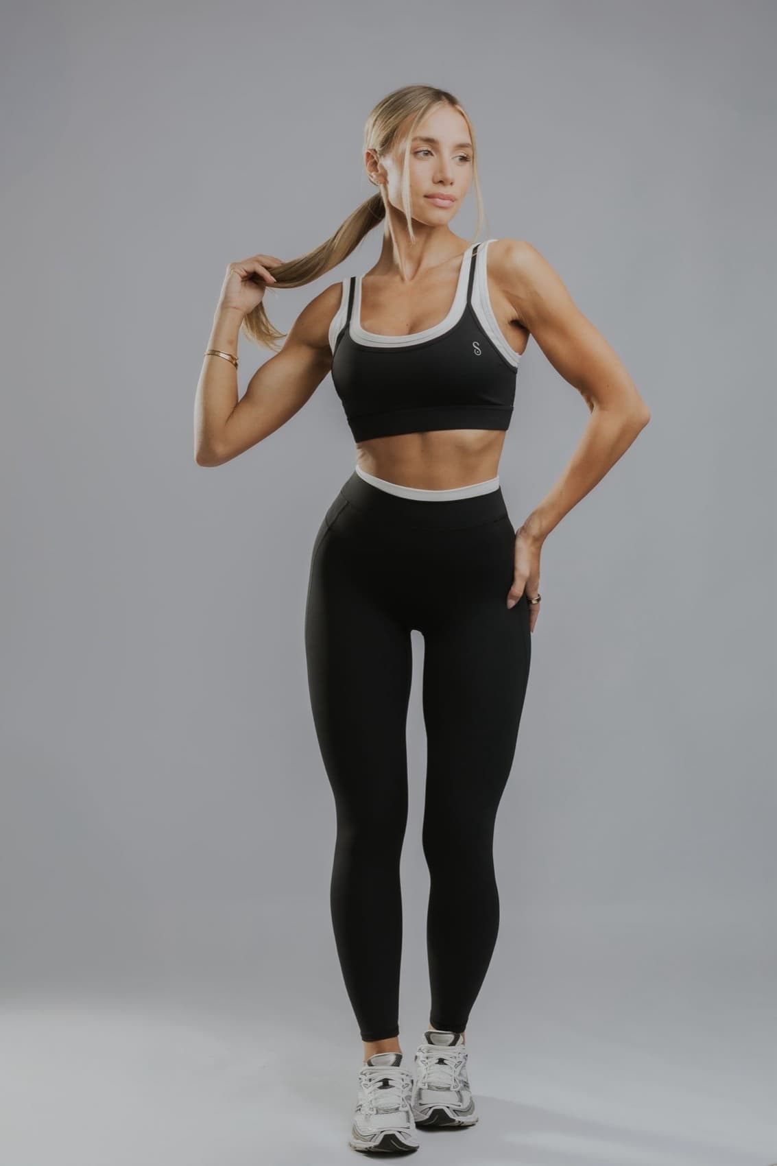 Conjunto Duo Preto e Branco